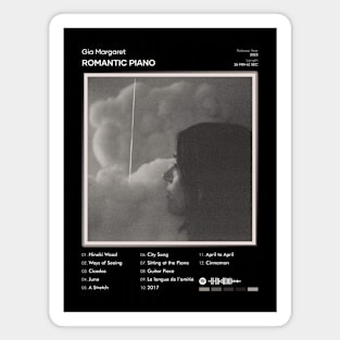 Gia Margaret - Romantic Piano Tracklist Album Magnet